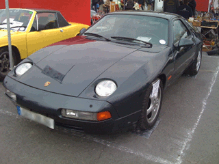 Photo d'une Porsche 914 sur les cales TyreGuard